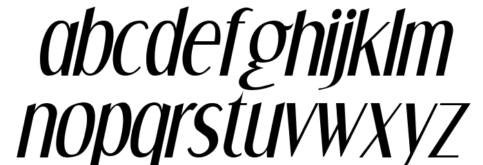 Dream Orphans Italic Font Litere mici