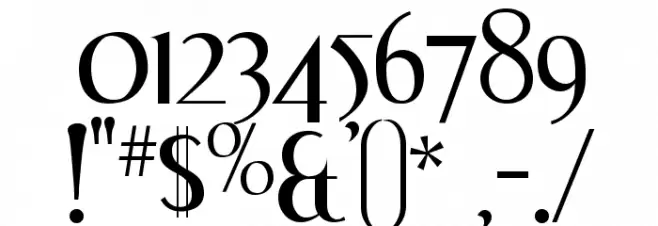 Dream Orphans Font OTHER CHARS