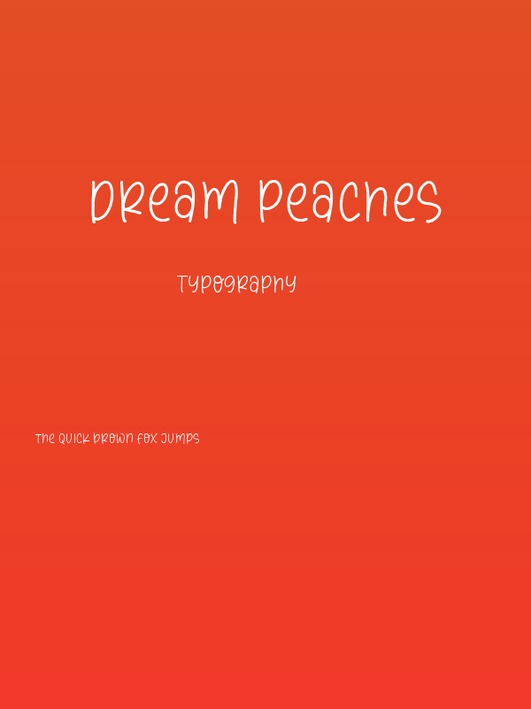 Dream Peaches Poster