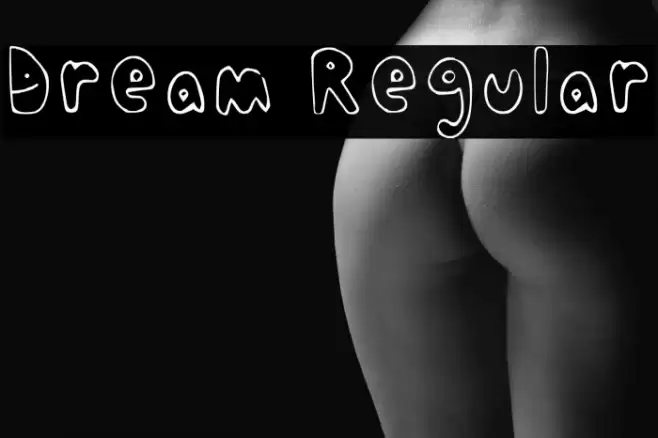 Dream Regular Font examples