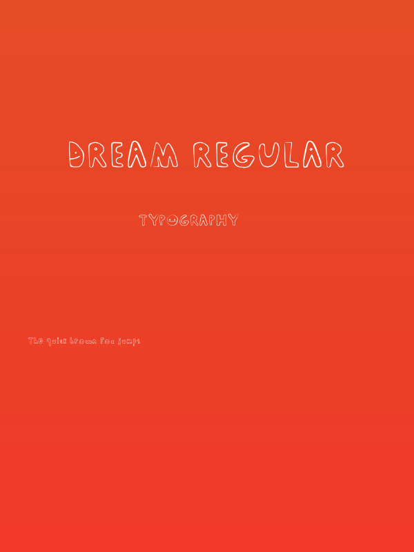 Dream Regular Poster