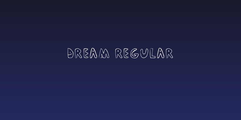 Dream Regular Social Header