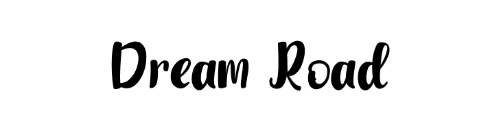 Dream Road  Frei Schriftart Herunterladen