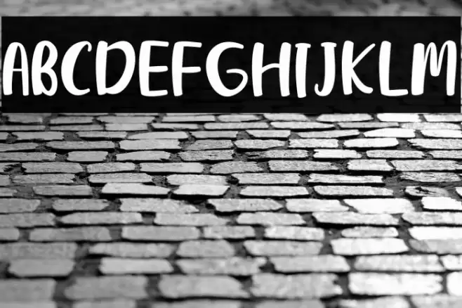 Dream Road Font examples