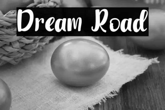 Dream Road Font examples