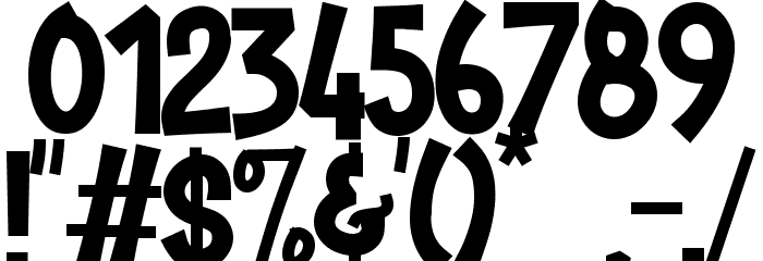 Dream Shore Font OTHER CHARS