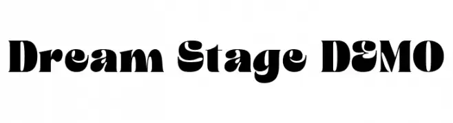 Dream Stage DEMO フォント