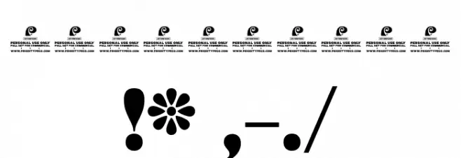 Dream Stage DEMO フォント その他の文字