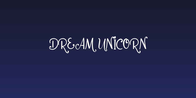 Dream Unicorn Social Header