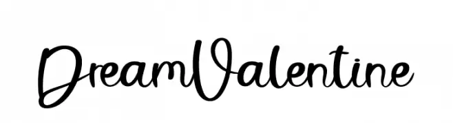 Dream Valentine  Frei Schriftart Herunterladen