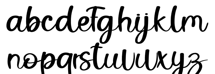 Dream Valentine Font LOWERCASE