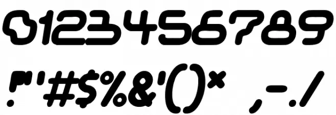 Dream machine Font OTHER CHARS