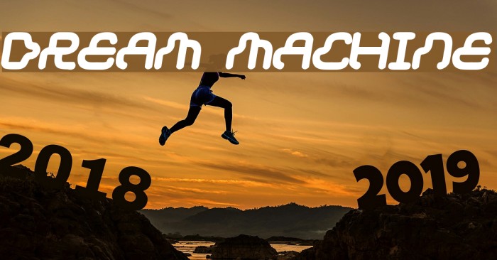 Dream machine Font examples