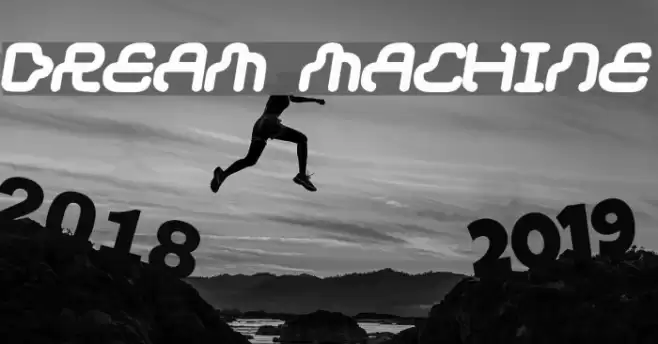 Dream machine Font examples
