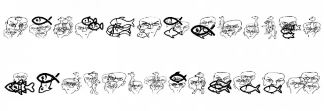 Dream of Picasso Regular Font LOWERCASE