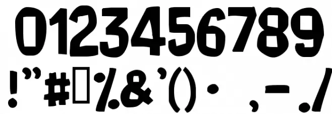 Dream of me Font OTHER CHARS