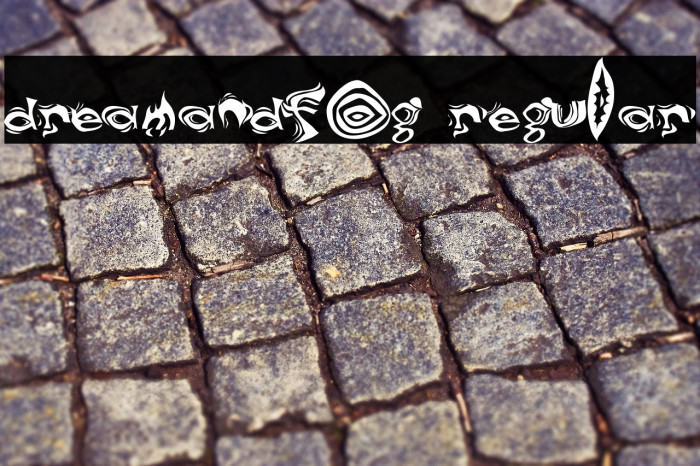 DreamAndFog Regular Font examples