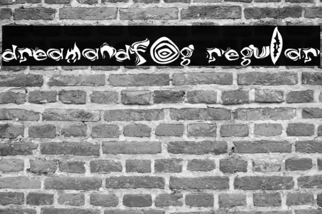 DreamAndFog Regular Font examples