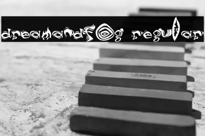 DreamAndFog Regular Font examples