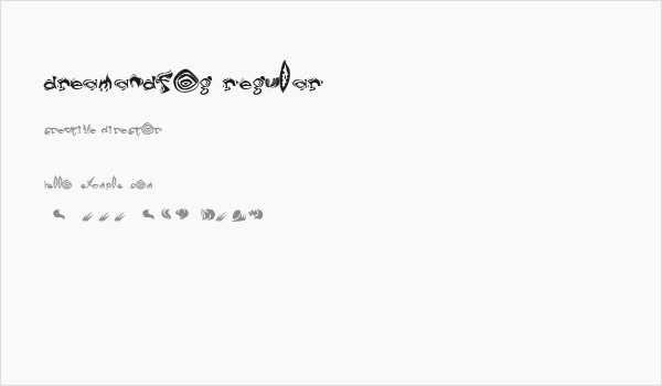 DreamAndFog Regular Business Card