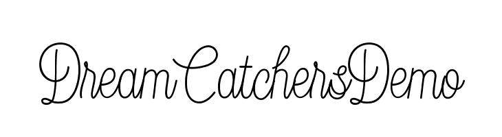 DreamCatchersDemo  नि: शुल्क फ़ॉन्ट्स डाउनलोड
