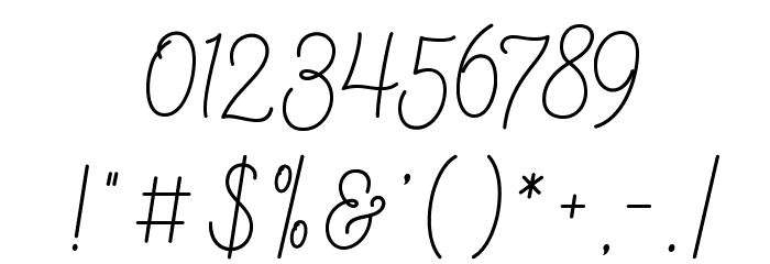 DreamCatchersDemo Font OTHER CHARS