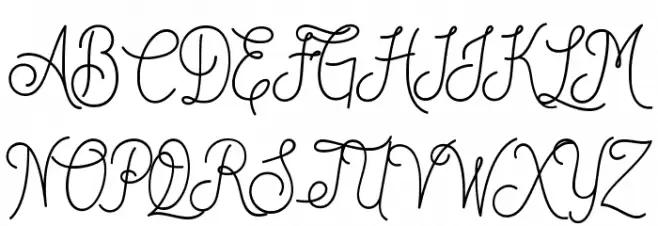 DreamCatchersDemo Font Litere mari