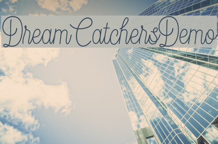DreamCatchersDemo Font examples