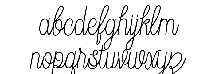 DreamCatchersDemo Font LOWERCASE