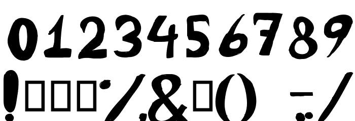 DreamDaddy Regular Font OTHER CHARS
