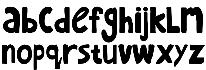 DreamDaddy Regular Font LOWERCASE