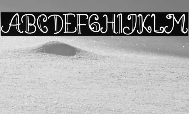 DreamHouseSantaRegular Font examples