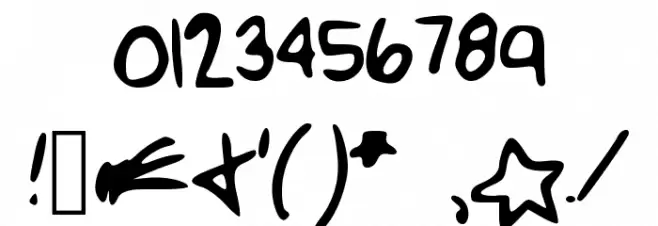 DreamOnAStar Font OTHER CHARS