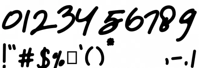 DreamOnly Font OTHER CHARS