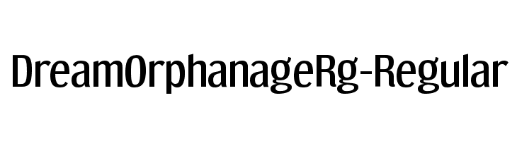 DreamOrphanageRg-Regular Font