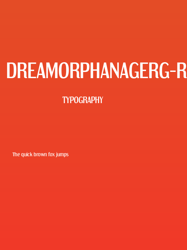 DreamOrphanageRg-Regular Poster