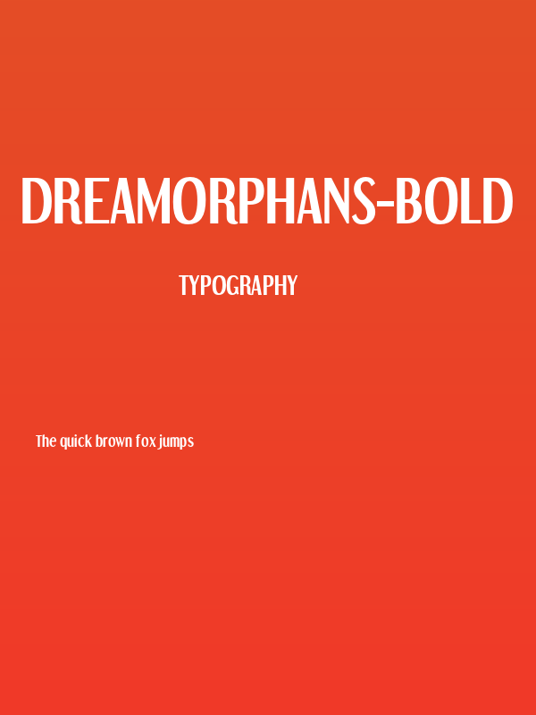 DreamOrphans-Bold Poster