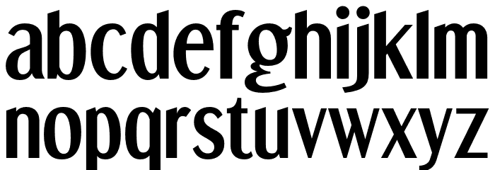 DreamOrphans-Bold Font LOWERCASE