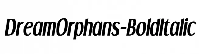 DreamOrphans-BoldItalic  Descarca Fonturi Gratis
