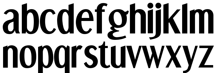 DreamOrphans-Bold Font LOWERCASE