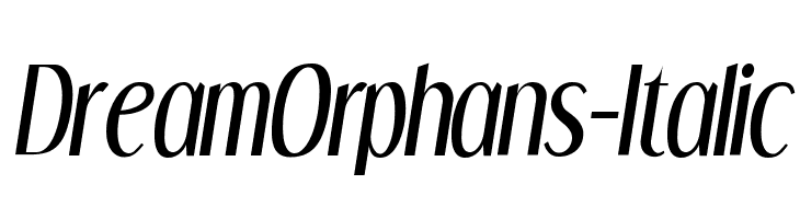 DreamOrphans-Italic  لخطوط تنزيل