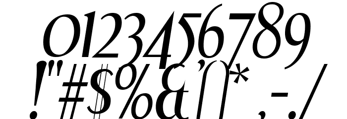 DreamOrphans-Italic Font OTHER CHARS