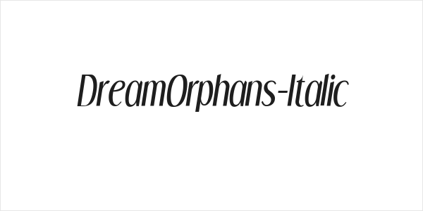 DreamOrphans-Italic Logo