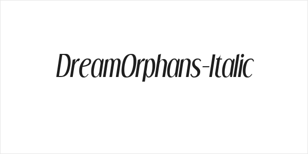 DreamOrphans-Italic Logo