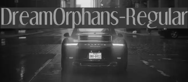 DreamOrphans-Regular Font examples