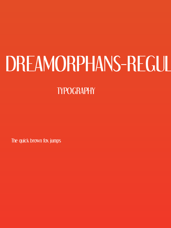 DreamOrphans-Regular Poster