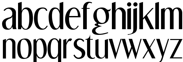 DreamOrphans-Regular Font LOWERCASE
