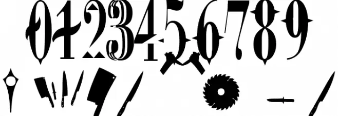 DreamScar Font OTHER CHARS