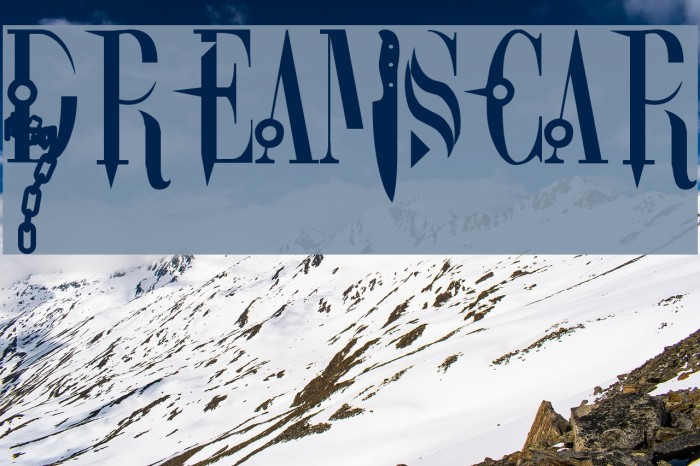 DreamScar لخطوط تنزيل examples