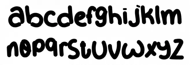 DreamSchool-DreamSchoolRounded फ़ॉन्ट लोअरकेस